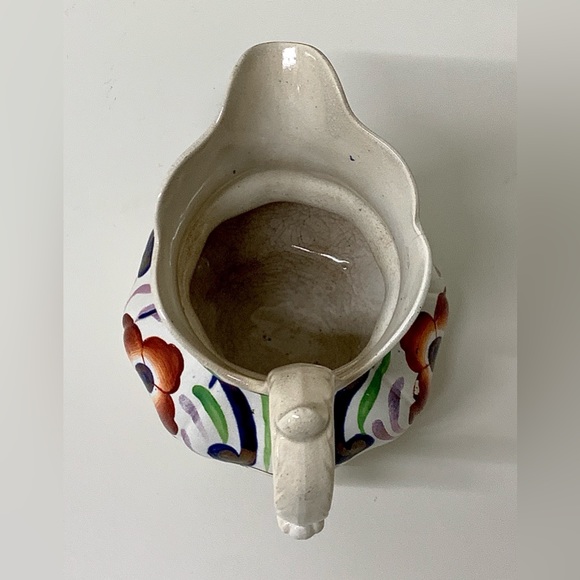 19th Century Antique Gaudy Welsh Hallmarked Unrecorded Pattern Jug Pitcher - Picture 11 of 16